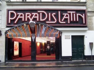 soirée cabaret au Paradis Latin